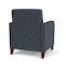 Lesro Siena Lounge Reception Guest Chair, 27 in W 29.5 in L 32.5 in H SN1101 - alternate 3